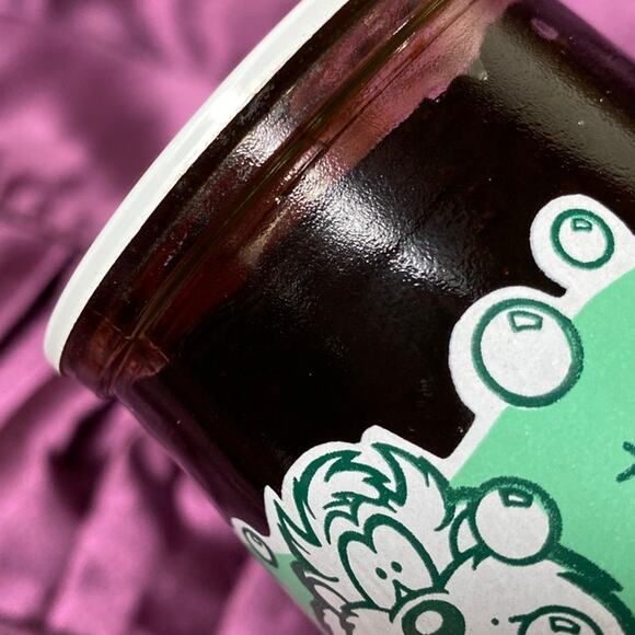 VTG SEALED Welch's LOONEY TUNES  #5 TAZ Strawberry Jam Glass Jar 1994 Acme Soap - Picture 8 of 11